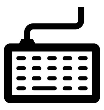  klavye vektör simgesi