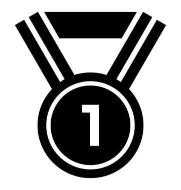  Madalya vektör simgesi