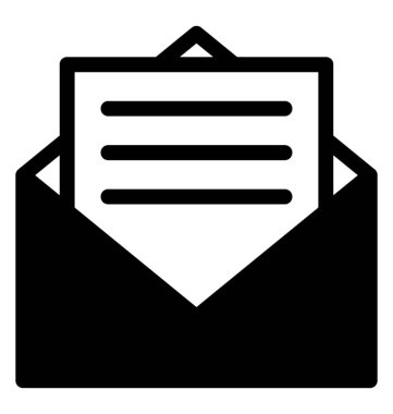  e-posta vektör simgesi