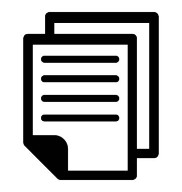  Belge vektör simgesi