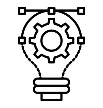  Yaratıcılık satırı vektör simgesi