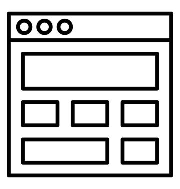  Kılavuz satırı vektör simgesi