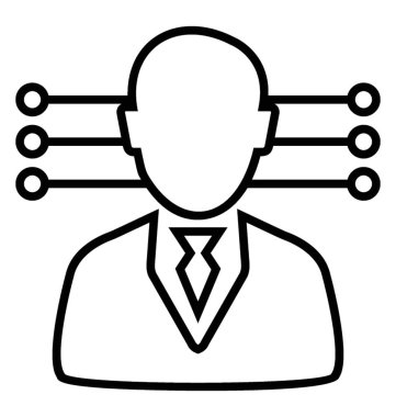  Müşteri satırı vektör simgesi