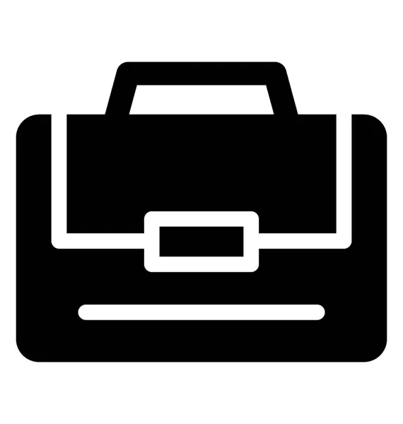 Briefcase Vector Icon — Stock Vector