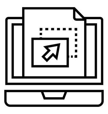  Yazılım satırı vektör simgesi