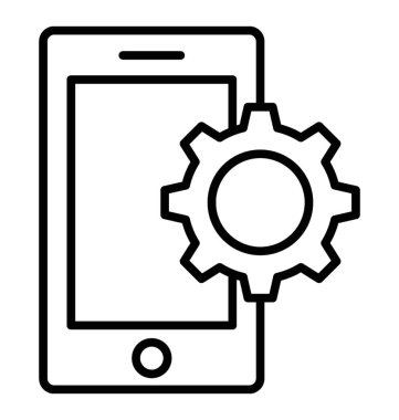 Uygulamalar geliştirme satırı vektör simgesi