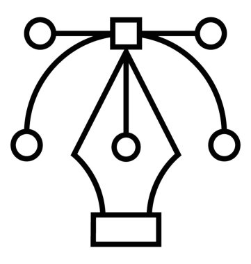  Resimde çizgi vektör simgesi