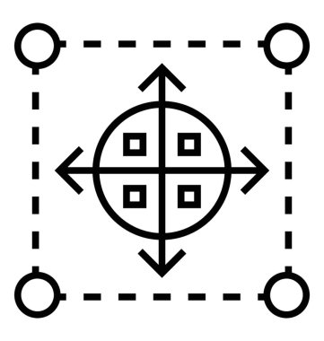  Prototip satırı vektör simgesi