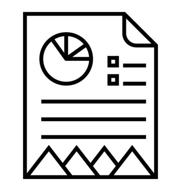  Özellikleri satırı vektör simgesi