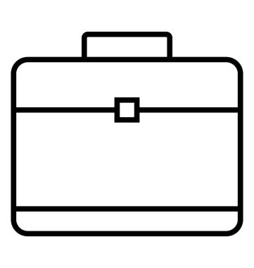  Portföy satırı vektör simgesi