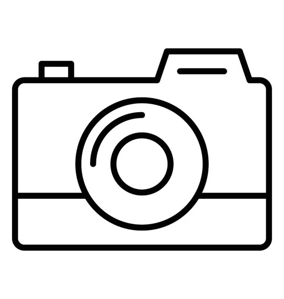 Linienvektorsymbol für Fotografie — Stockvektor