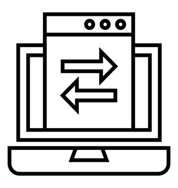  optimizasyon çizgisi vektör simgesi