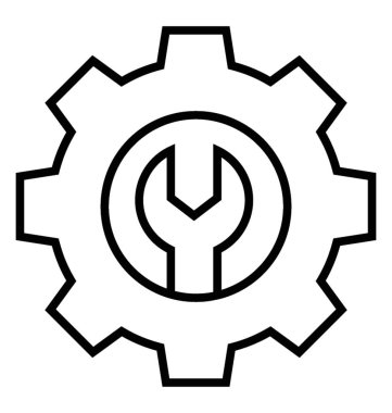  Teknik destek hattı vektör simgesi