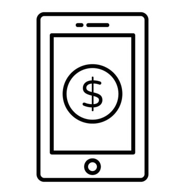  M ticaret satırı vektör simgesi