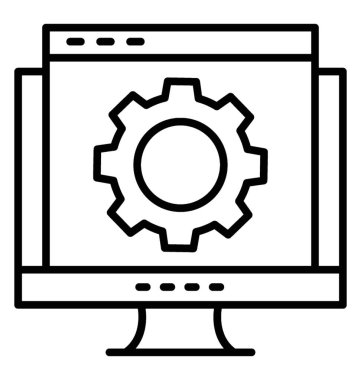  Web geliştirme satırı vektör simgesi