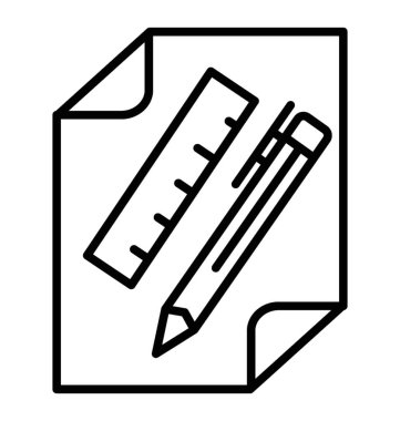  Tasarım çizgi vektör simgesi