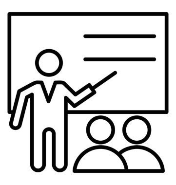  Eğitim satırı vektör simgesi