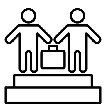  Kurumsal satırı vektör simgesi