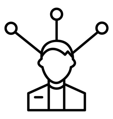  Planlama satırı vektör simgesi