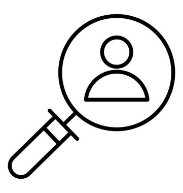  İş avcılık satırı vektör simgesi