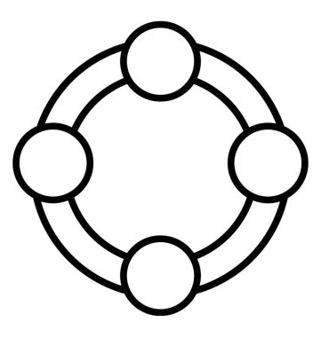  Satırı vektör simgesi bağlanmak