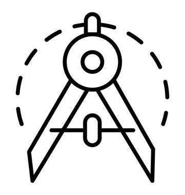  Çizim satırı vektör simgesi