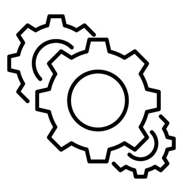  İşlem satırı vektör simgesi