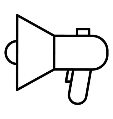  Promosyon satırı vektör simgesi