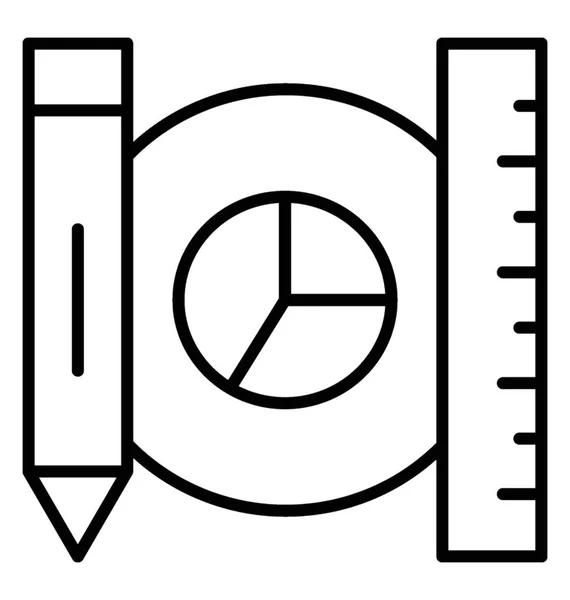 Linha de prototipagem Vector Icon — Vetor de Stock