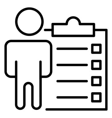  Tarama satırı vektör simgesi