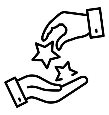  Taahhüt satırı vektör simgesi