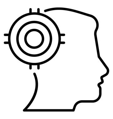  Beyin fırtınası satırı vektör simgesi