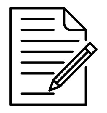  kontrat çizgisi vektör simgesi