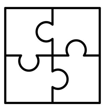  Çözüm satırı vektör simgesi