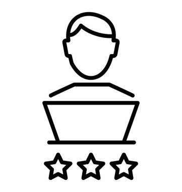  Geri bildirim satırı vektör simgesi