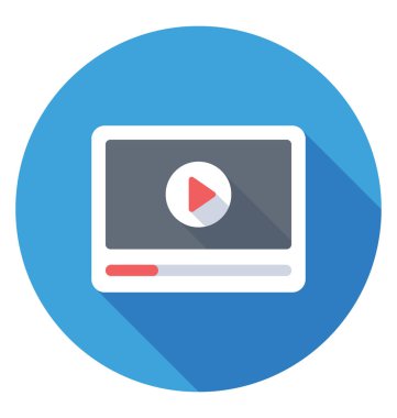  video oynatıcı vektör simgesi