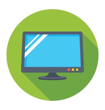 monitör vektör simgesi