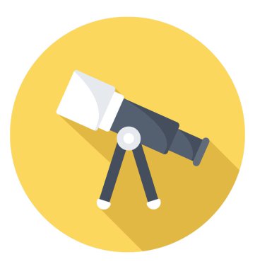  Teleskop vektör simgesi