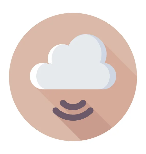WiFi Cloud Vector Icon — Stockvector
