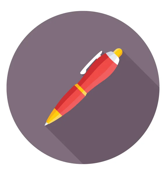 Ballpen Vector Icon — Stock Vector