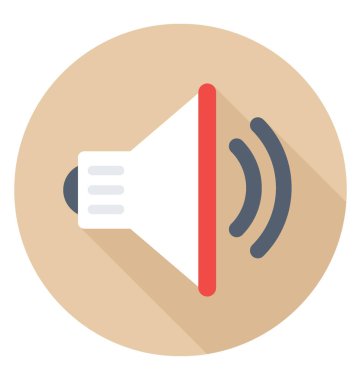  Ses hoparlör vektör simgesi