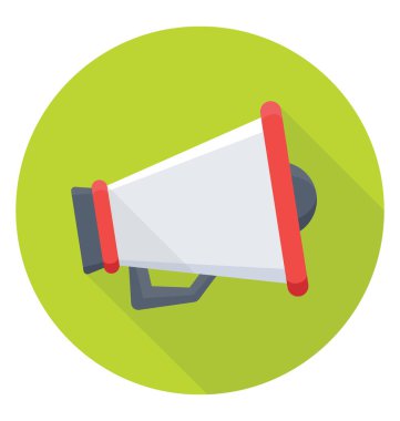  Megafon vektör simgesi