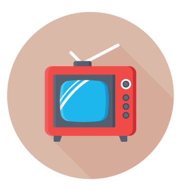  televizyon vektör simgesi