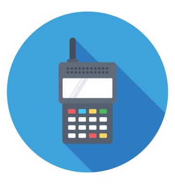  telsiz konuşma vektör simgesi