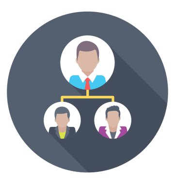  Takım hiyerarşisi vektör simgesi