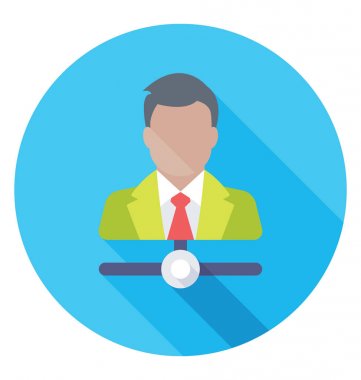  Ağ kullanıcı vektör simgesi