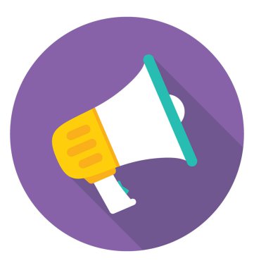  Megafon vektör simgesi