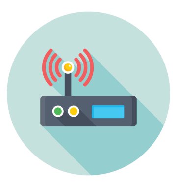  Wifi yönlendirici vektör simgesi