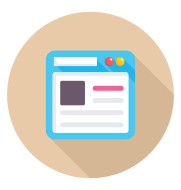  Web sitesi düzeni vektör simge