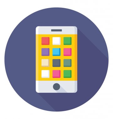  Mobil arayüz vektör simgesi